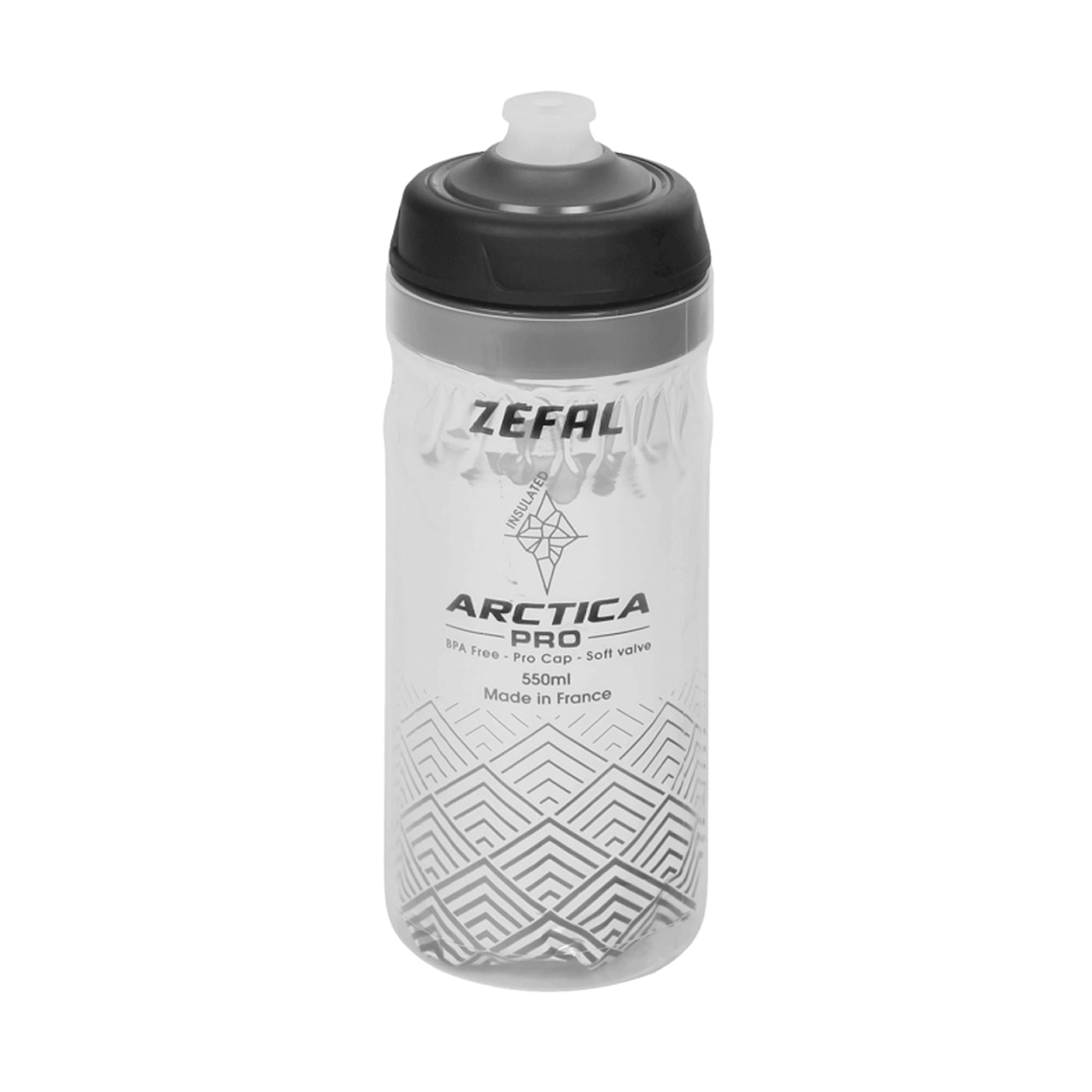 ANFORA ZEFAL ARTICA PRO 55 550 ML PLASTICO NEGRO PLATA