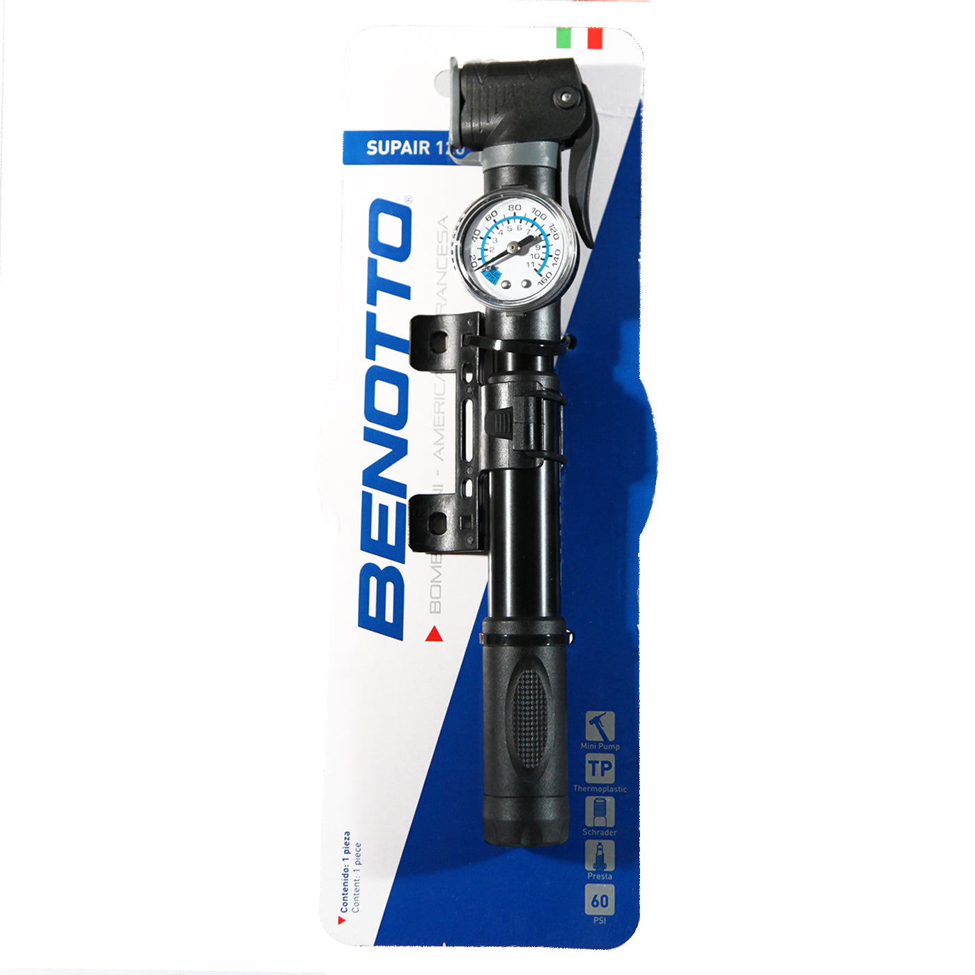 BOMBA BENOTTO SUPAIR 120 MINI ALUMINIO