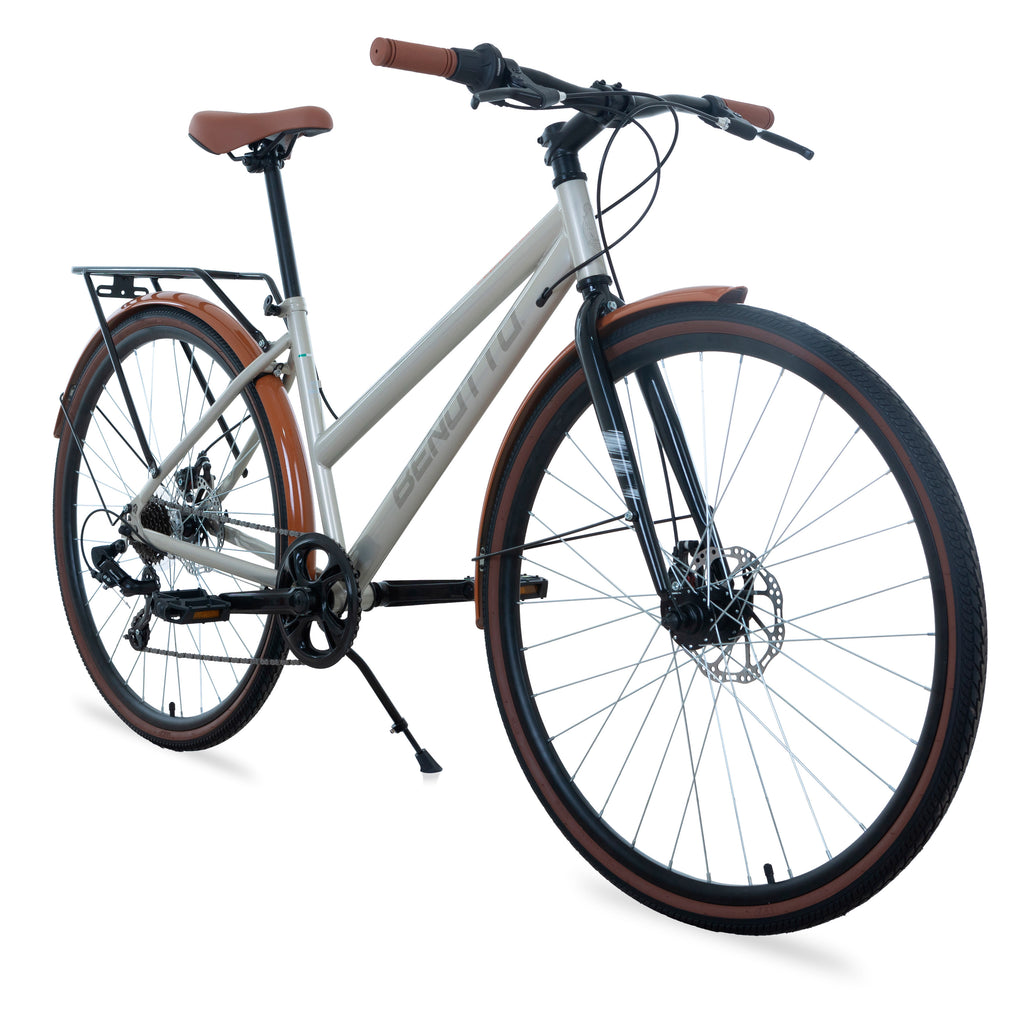 BICICLETA BENOTTO CITY ECO MOTION R700C 7V GRIS/NEGRO