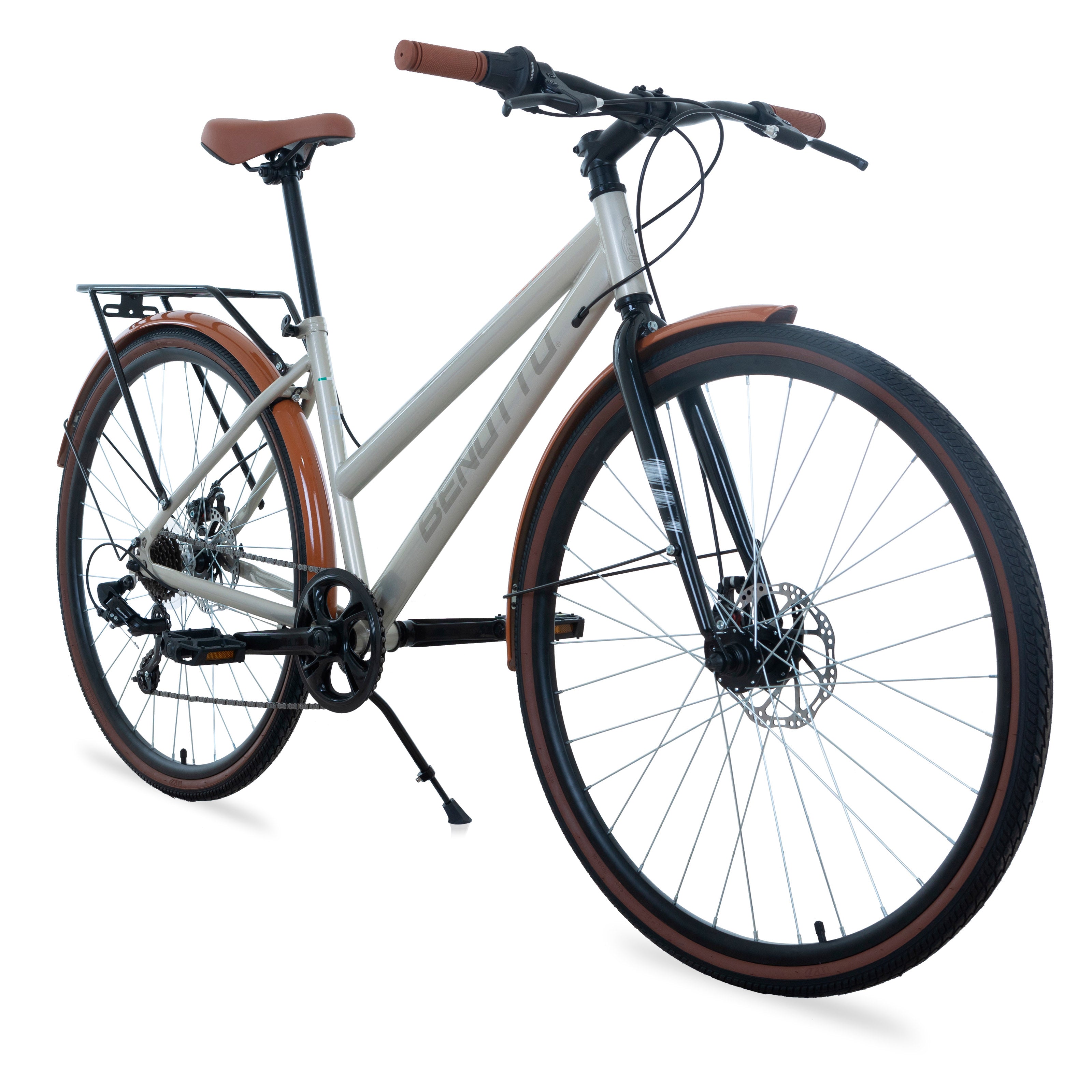 BICICLETA BENOTTO CITY ECO MOTION R700C 7V GRIS/NEGRO