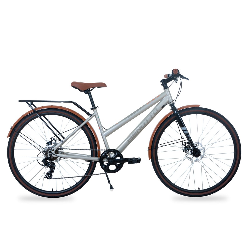 BICICLETA BENOTTO CITY ECO MOTION R700C 7V GRIS/NEGRO