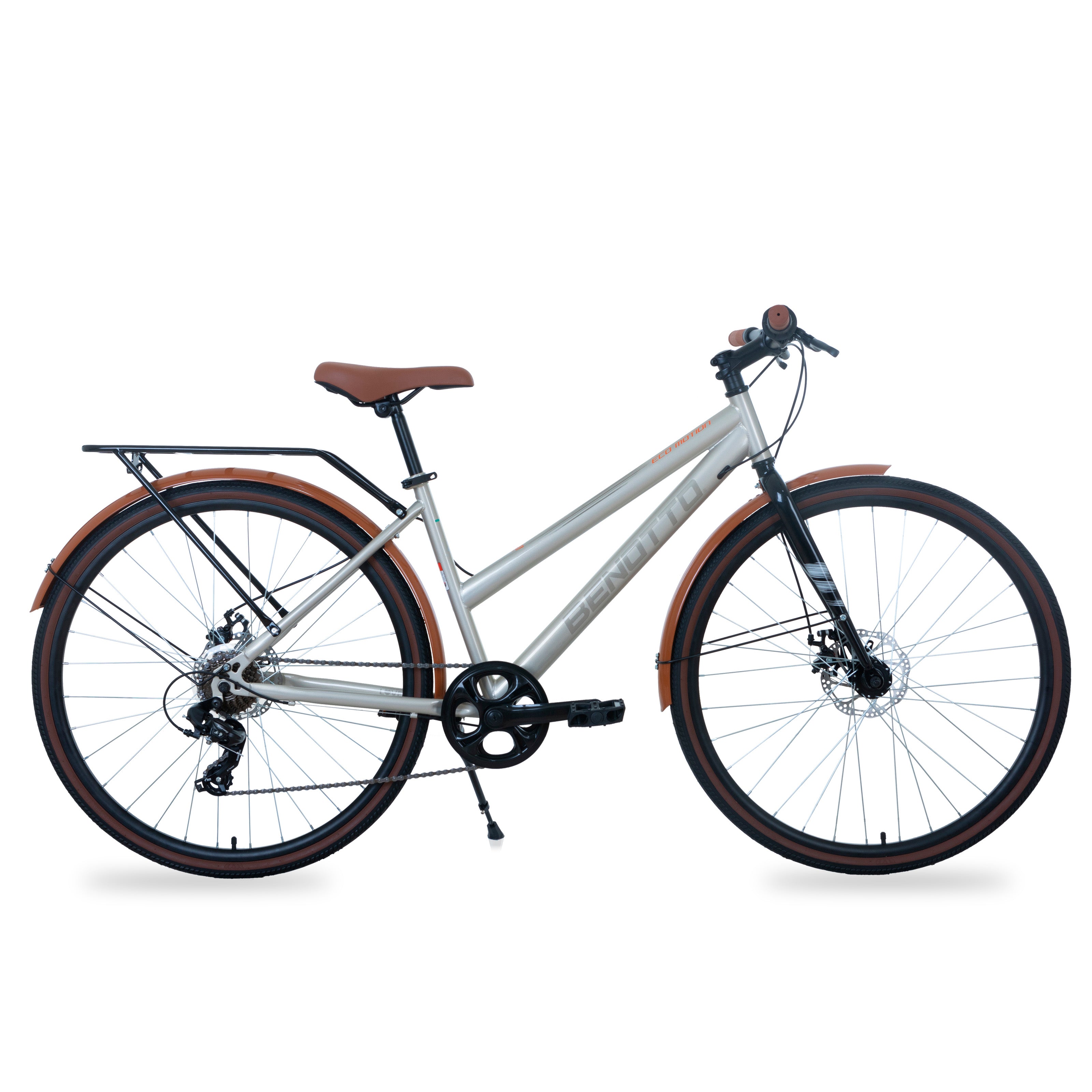 BICICLETA BENOTTO CITY ECO MOTION R700C 7V GRIS/NEGRO