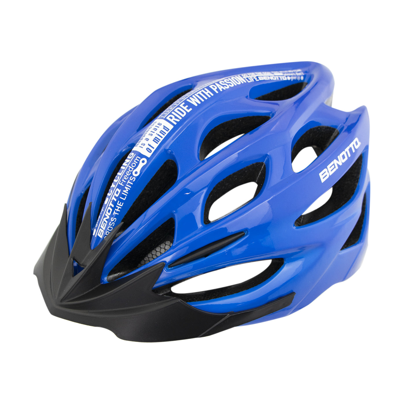 CASCO BENOTTO MONTAÃ‘A MV50 AZUL/BLANCO TALLA L (58-61)