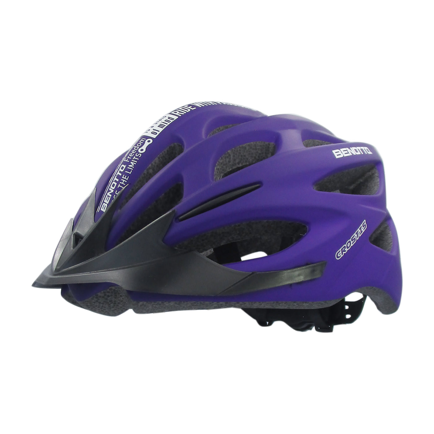 CASCO BENOTTO RUTA MV50 CROSTIS BLANCO MORADO TALLA L