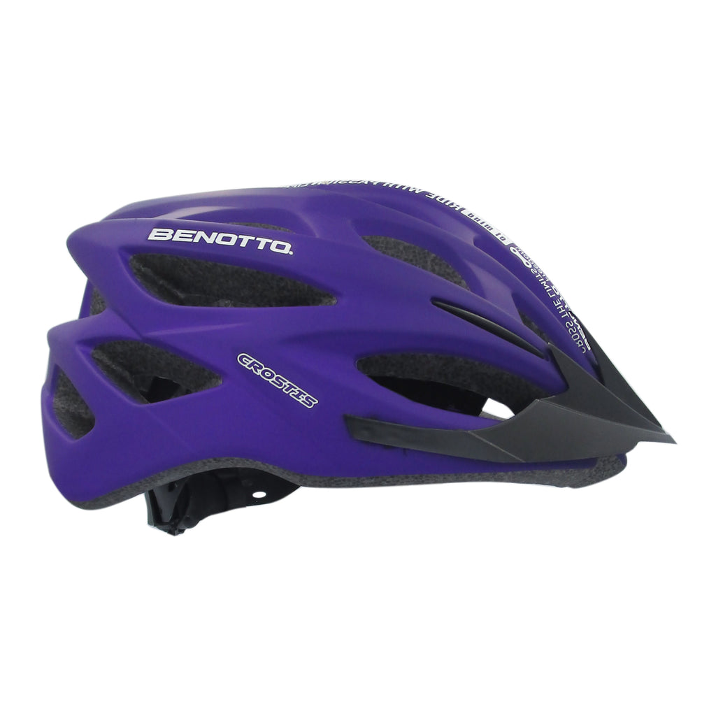 CASCO BENOTTO RUTA MV50 CROSTIS BLANCO MORADO TALLA L