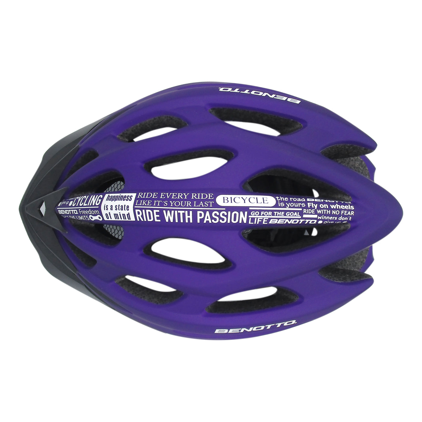CASCO BENOTTO RUTA MV50 CROSTIS BLANCO MORADO TALLA L