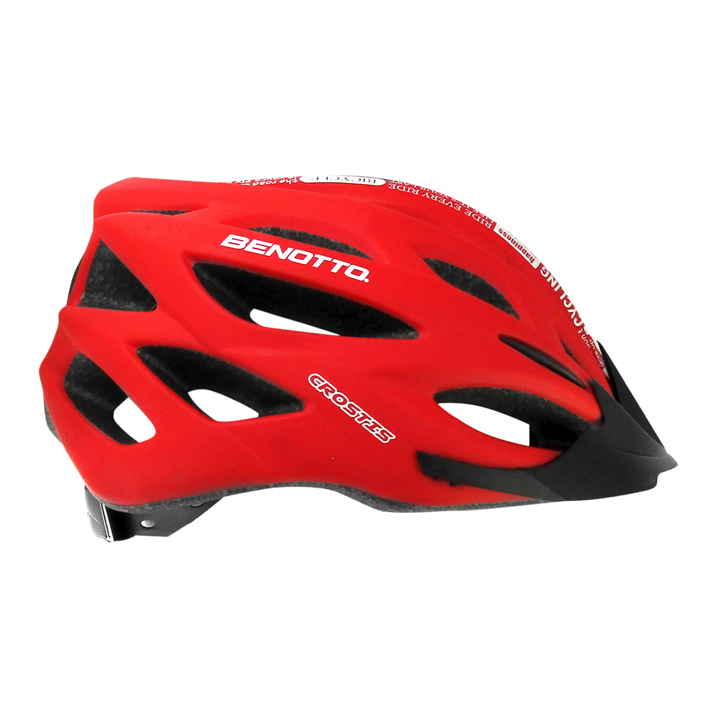 CASCO BENOTTO RUTA CROSTIS L ROJO/BLACO TALLA:L