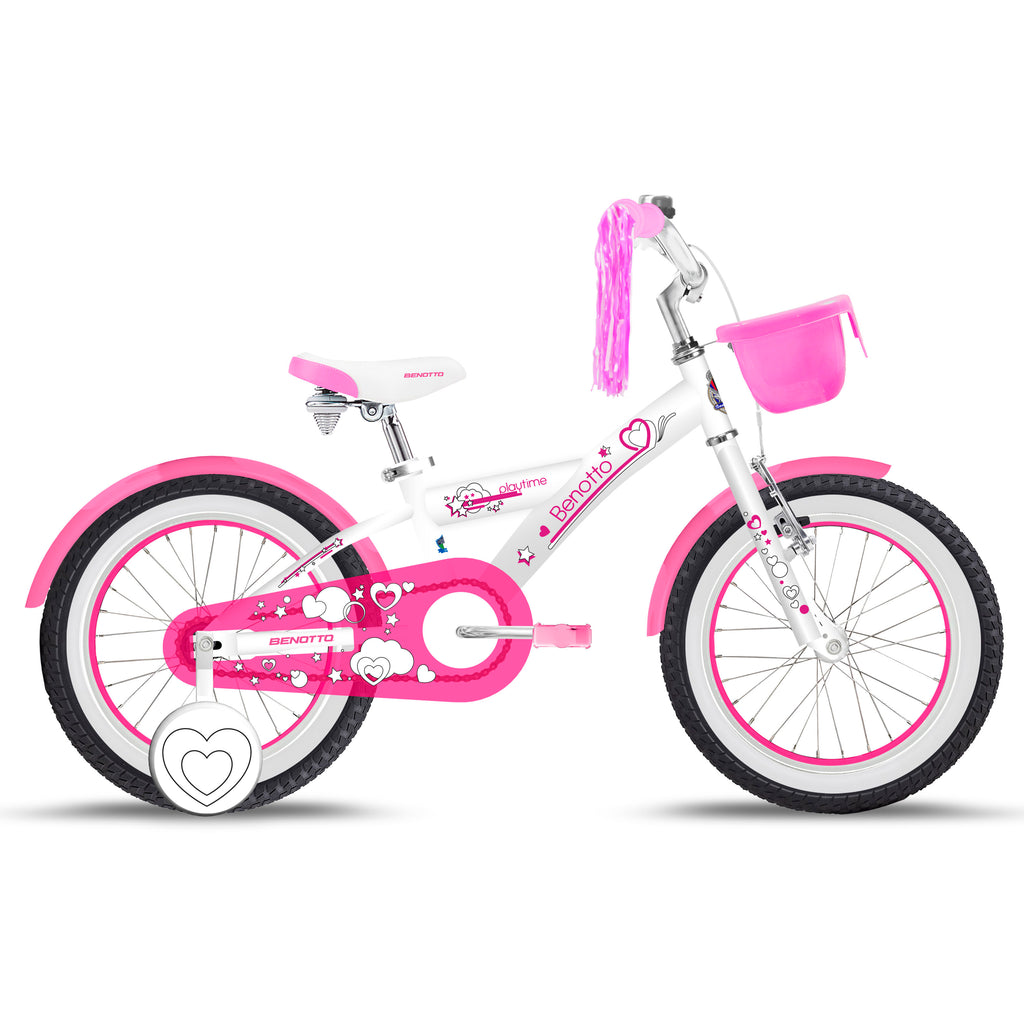 BICICLETA BENOTTO CITY BUILD MY BIKE R16 1V BLANCO ROSA
