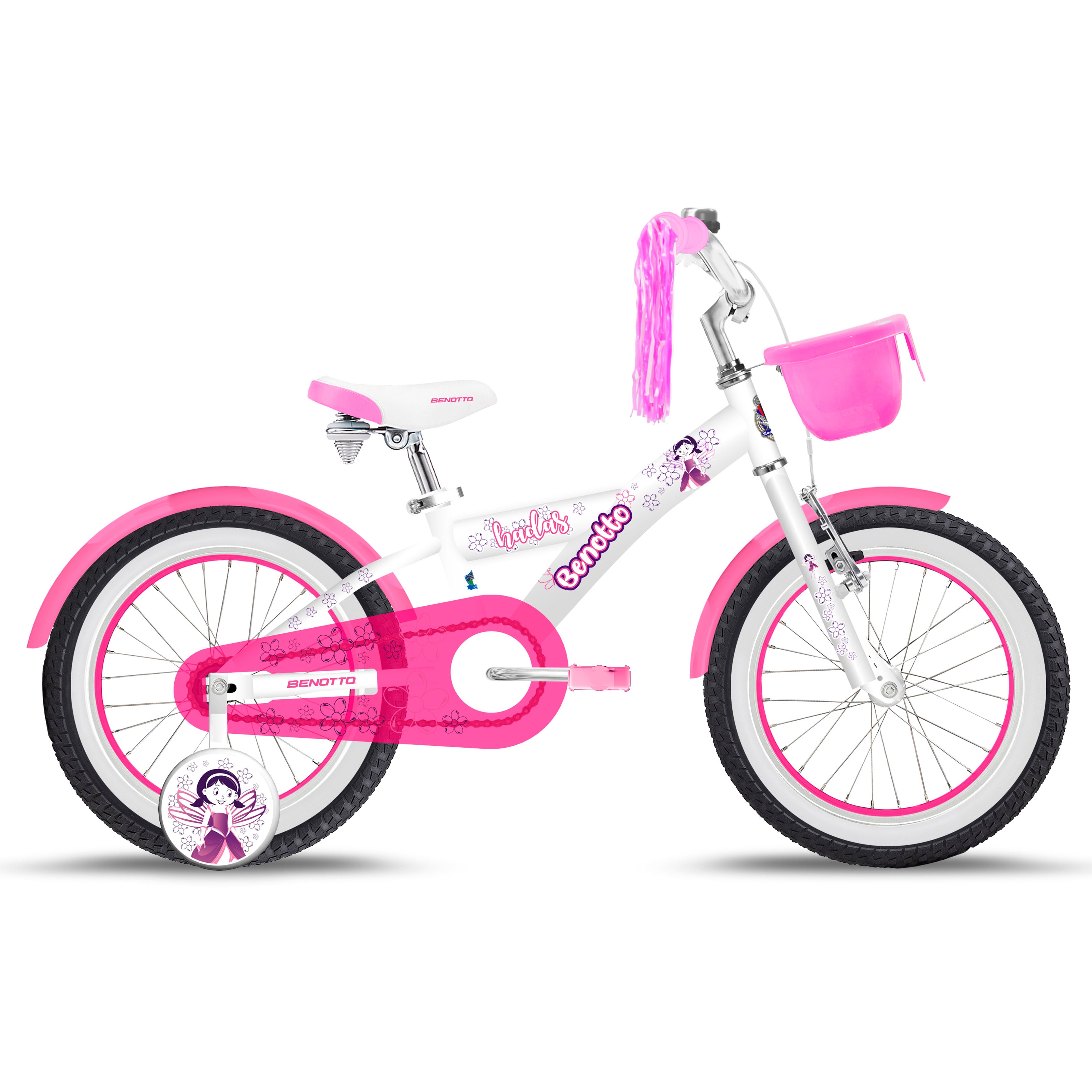 BICICLETA BENOTTO CITY BUILD MY BIKE R16 1V BLANCO ROSA