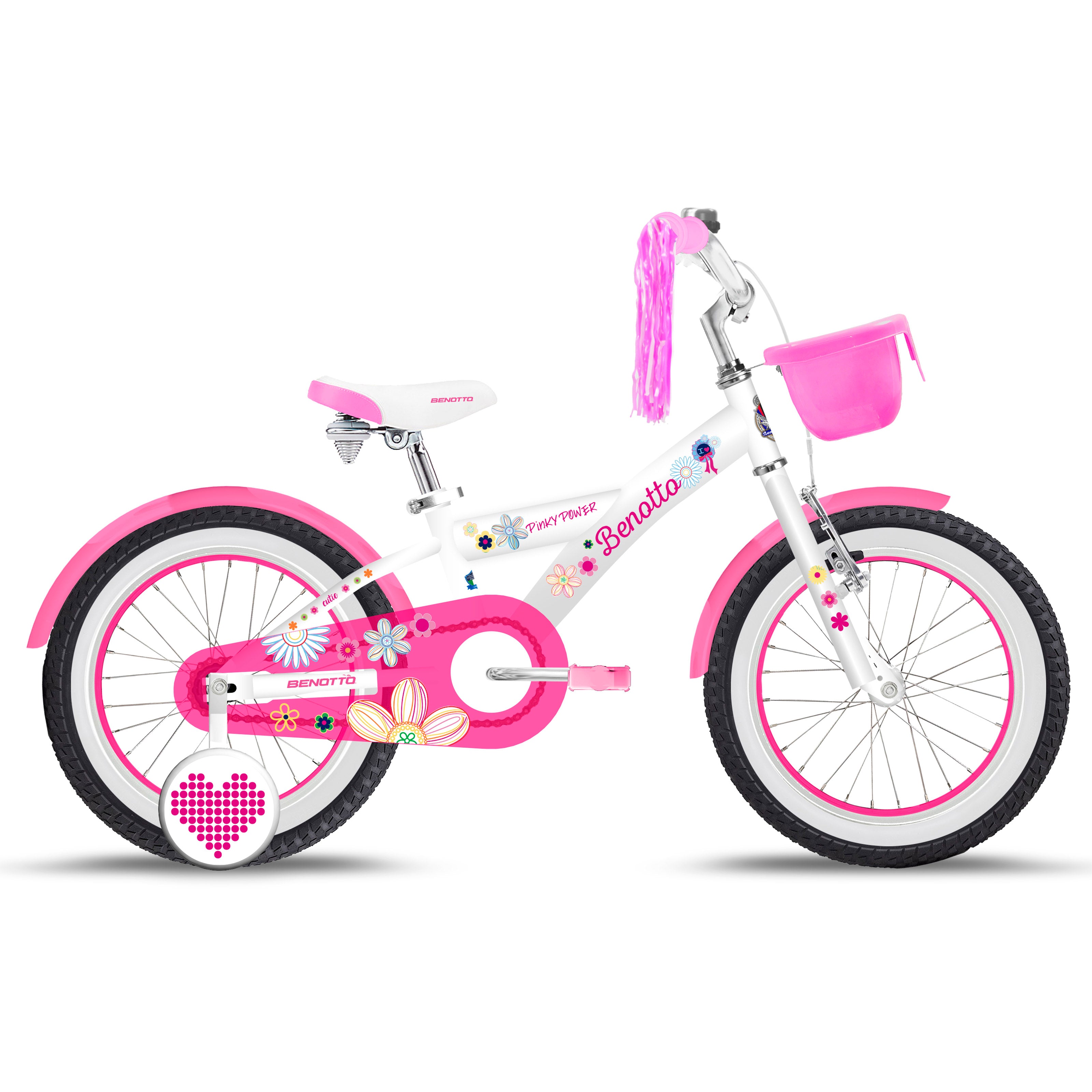 BICICLETA BENOTTO CITY BUILD MY BIKE R16 1V BLANCO ROSA
