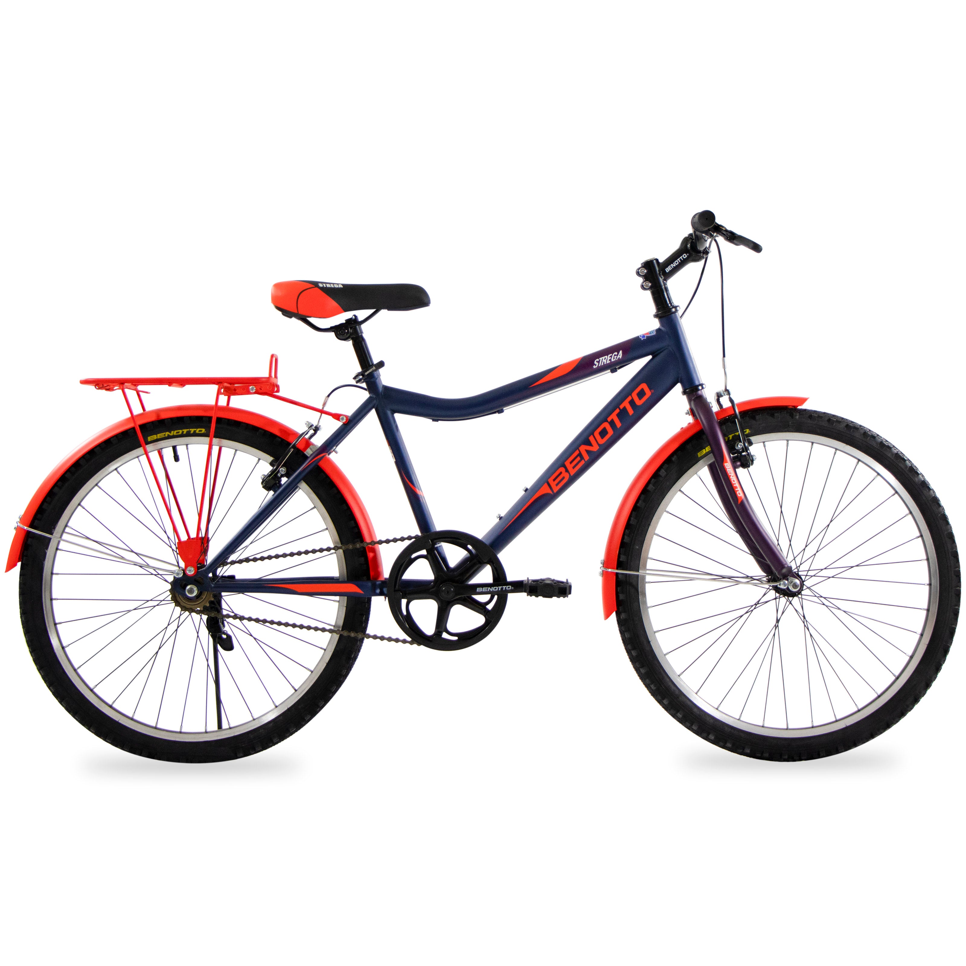 BICICLETA BENOTTO STREGA MONTAÑA R24 1V AZUL