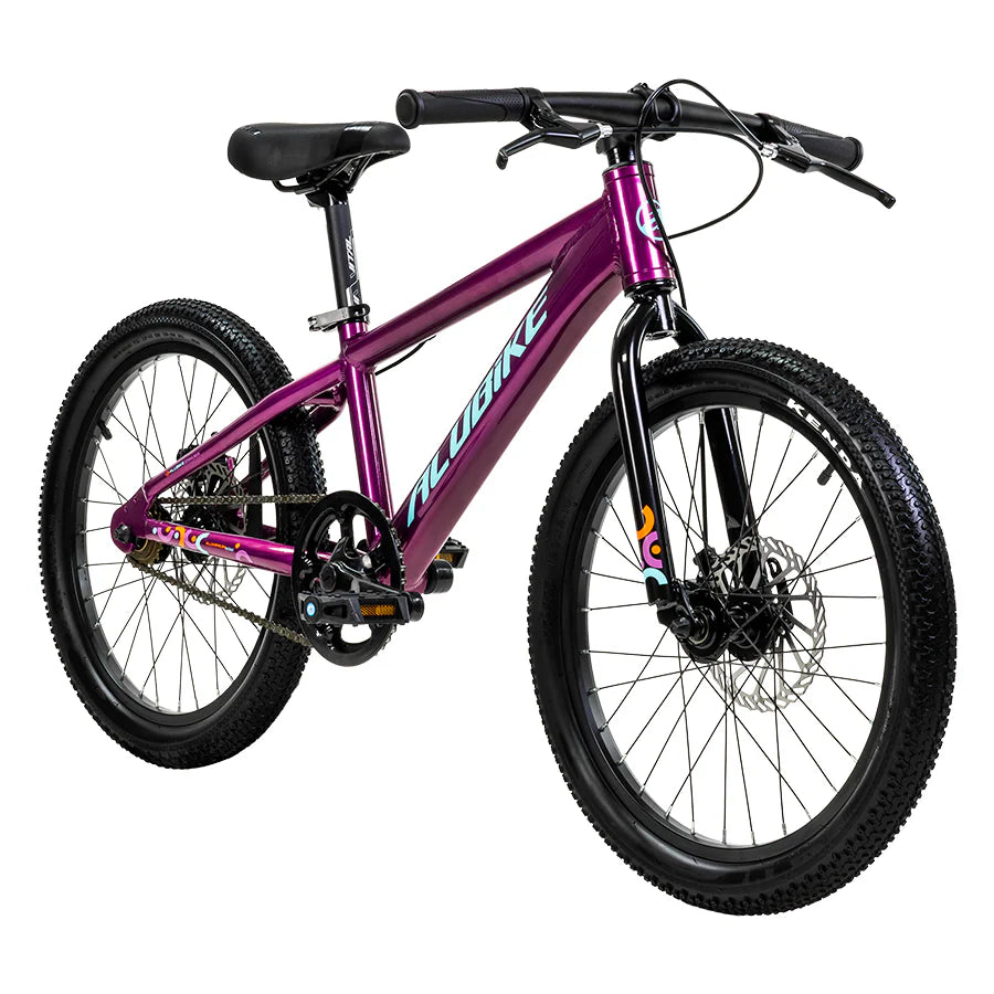 BICICLETA ALUBIKE MTB SIERRA 20 COLOR PÚRPURA