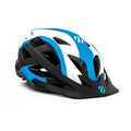 CASCO HUNTER BLANCO, NEGRO Y AZUL TALLA L 58-62 CM
