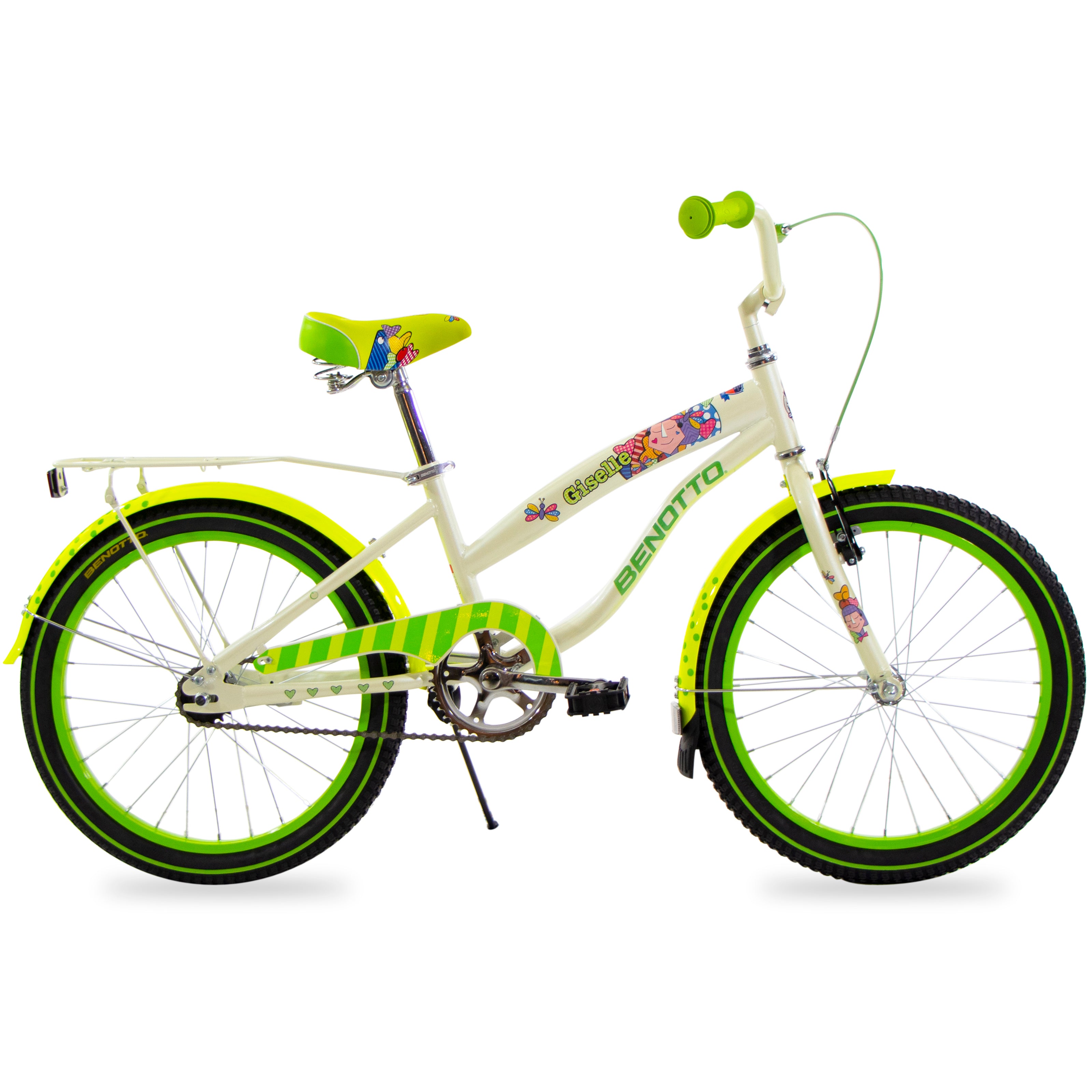 BICICLETA BENOTTO GISELLE CITY R20 CREMA