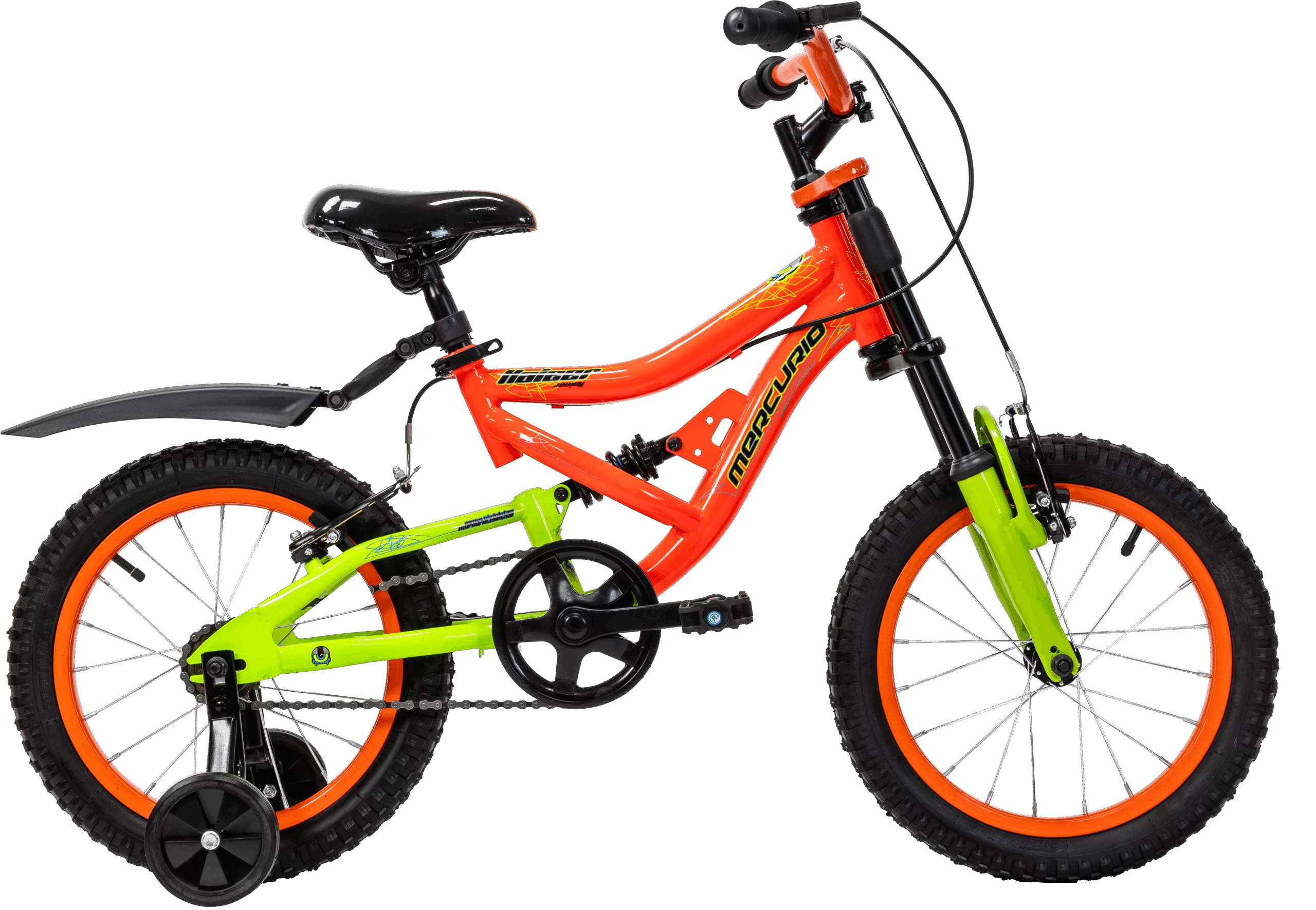 BICICLETA MERCURIO DS KAIZER R16 NARANJA 1V