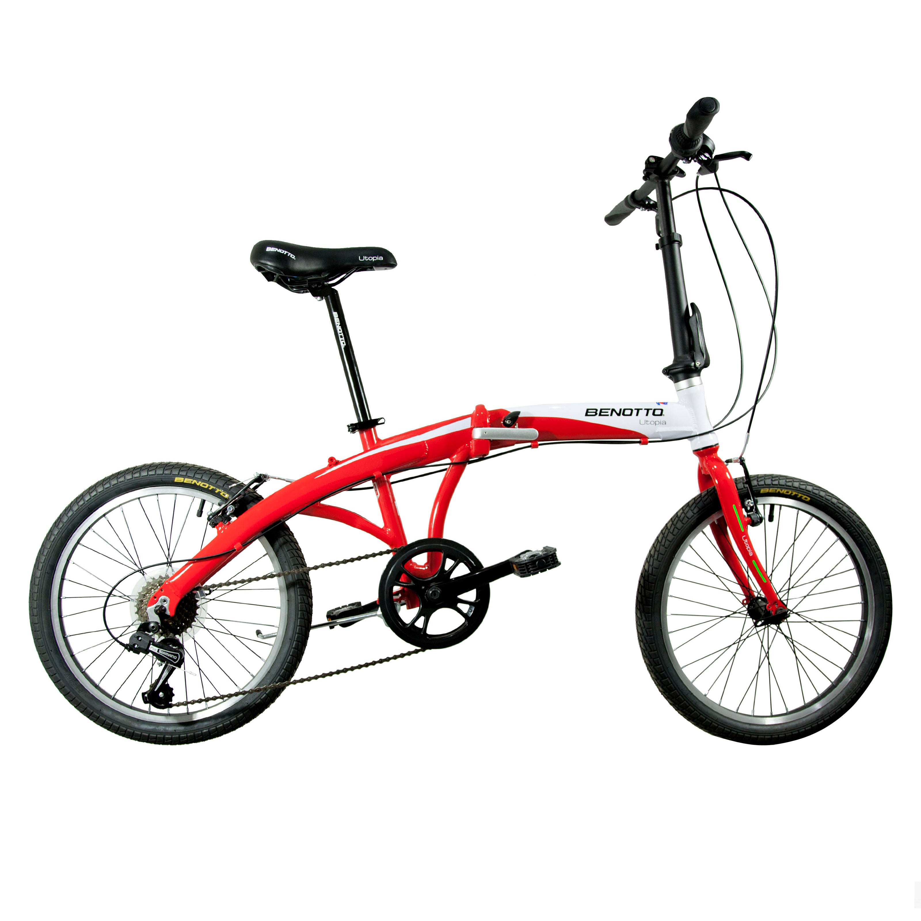 BICICLETA BENOTTO PLEGABLE UTOPIA R20 7V